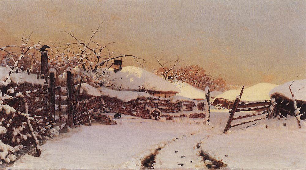 Зима, 1884