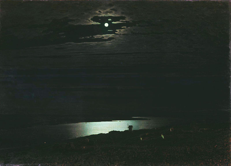Архип Куинджи Лунная ночь на Днепре 1880