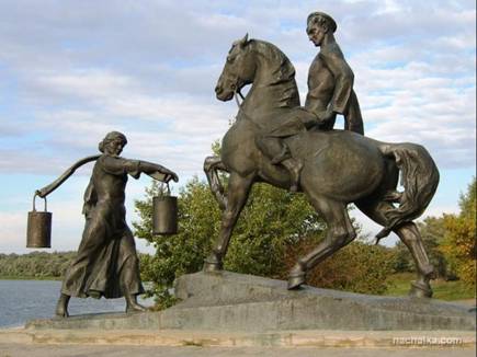 Шолохов  Памятник в Вешенской