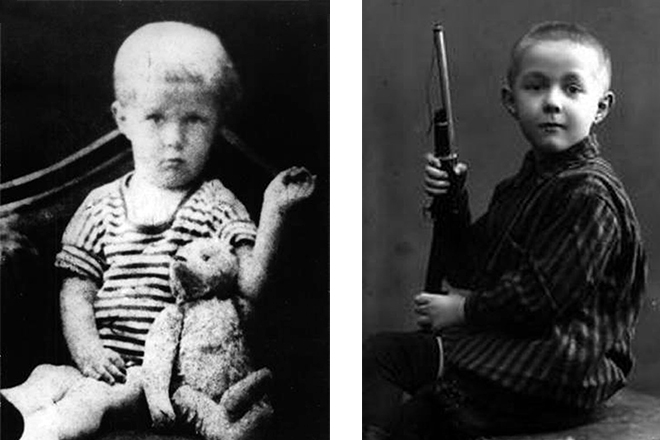 Детские фото Александра Солженицына