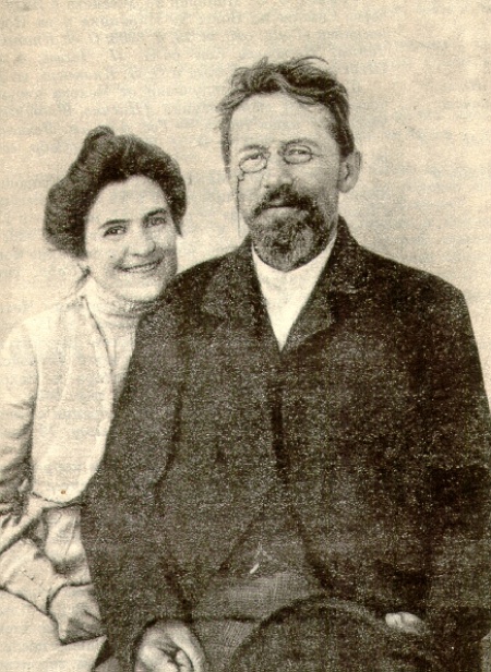 Чехов с женой Ольгой Книппер.