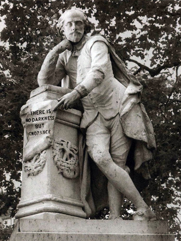 Уильям Шекспир. Памятник в Лондоне